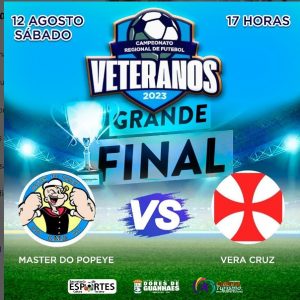 Chegamos à reta final do Campeonato Regional de Futebol Veteranos de Dores de Guanhães!