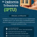 Regularização de CRÉDITOS Tributários (IPTU)