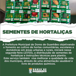 Sementes de hortaliças