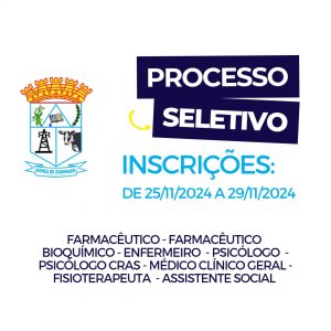 INSCRIÇÃO – Processo Seletivo Nº 09/2024
